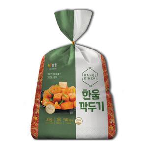 한울 깍두기 3kg 국산 무 반찬 포장김치