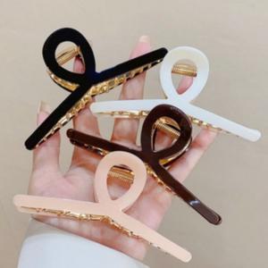 Ludia 메탈 고급 유광 머리집게핀 헤어집게핀 5종/리본/핀/집게/머리핀/왕/미니/머리/헤어/악세사리/여성