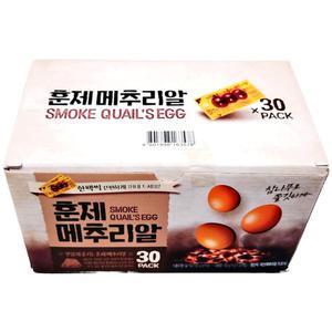 쫄깃한 훈제 메추리알 15g 30팩