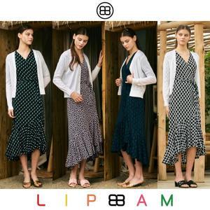 Lipbbam 바이립밤 크레오라 비비안느 프릴 랩원피스 1종+가디건 1종