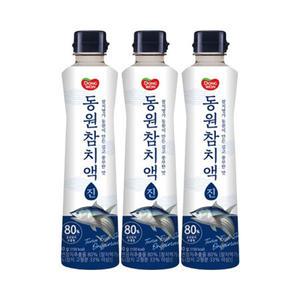동원참치 요리용 참치액 진 500g X 3병