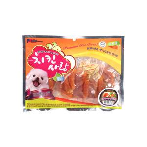 치킨사랑 고구마사사미 400g 강아지 대용량 애견 육포 간식