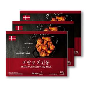덴포 버팔로 치킨봉 1kg x3팩