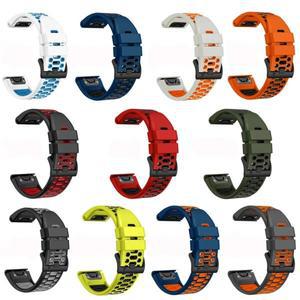 Garmin Approach S70 S62 Fenix 7X 47 51mm Pro 5 Instinct 손목 밴드 시계줄 용 Quickfit 실리콘 시계