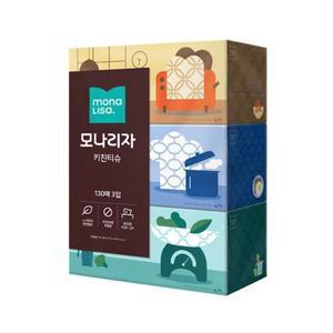 모나리자 뽑아쓰는 키친타올 130매 3입 뽑아쓰는 키친 티슈 타올