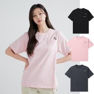 [디스커버리](하남점)24SS 정상가69000남여공용 킨조 바시티 포켓 반팔티셔츠 DXRS5S043
