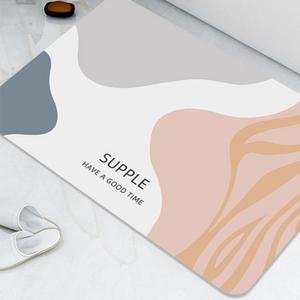 규조토 롤모던 매트/바닥/발매트/빨아쓰는/원형/욕실/두꺼운/주방/논슬립/화장실/감성/북유럽/모던/음각/