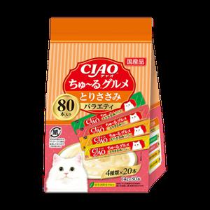 [25년9월] 이나바 SC-452 차오츄르 닭가슴살 구루메 버라이어티 14g x 80p