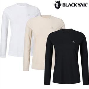 [롯데백화점]블랙야크 여성 여름 냉감 이너티 아이스프레쉬 라운드 베이스레이어(3color) 1BYETMU503 GD