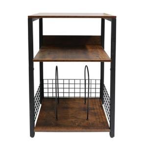 LP보관함 턴테이블 장식장 레코드판 월넛 레코드 가구 매거진랙 목재 48x40x83