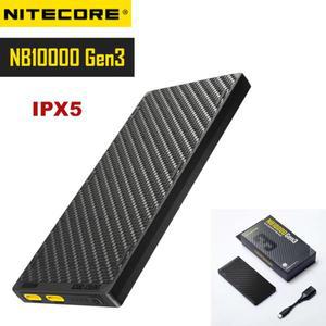 NITECORE NB10000 Gen3 초경량 탄소 섬유 보조베터리 10000mAh 모바일 듀얼 USB-C 18W 22.5W 고속 충전