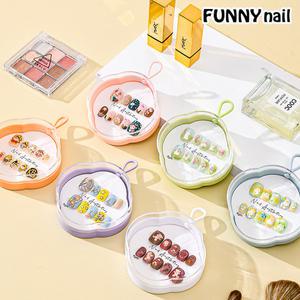 파스텔 네일팁 케이스 6컬러 수제네일팁 네일디스플레이 네일케이스 네일팁보관