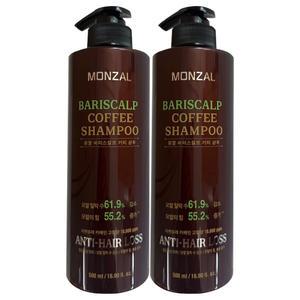 몽잘 바리스칼프 천연 커피샴푸 500ml 2개 / 써클