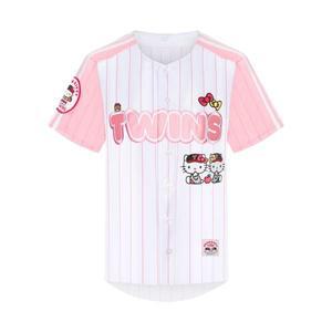 [정품] LG 트윈스 x 헬로 키티 패션 유니폼 화이트 핑크 (논 마킹 버전) Twins Hello Kitty Fashion Unifor