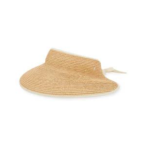 헬렌카민스키 여성 로고 미타 네추럴/샌드 바이저햇 HAT50220 Natural/Sand