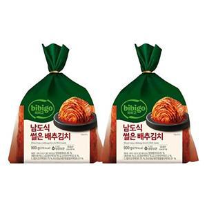 [CJ제일제당][T]비비고 남도식썰은배추김치 900g x2개