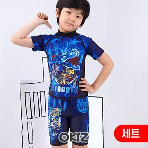 [H0742] 트랜스포머 상하수영복 [TF-HB011] 유아동 남아 세트