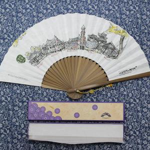 전주5경 한지부채 합죽선 접선 22cm 기념품으로 좋아요