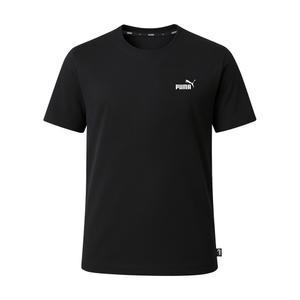 푸마 PUMA 에센셜 스몰로고 남성 반팔티 반팔 티셔츠 블랙 586668-01