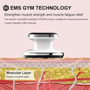 EMS  RF 주파수 바디 슬리밍 기계, 지방 버너 슬림 쉐이핑 장치 LED 라이트 테라피 체중 감량 셀룰 마