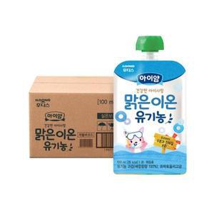 일동후디스 아이얌 맑은이온 유기농 주스 100ml 20개