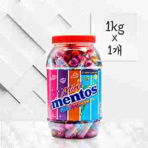 멘토스 미니멘토스 뉴레인보우1kg 1개