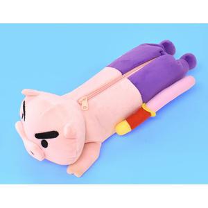 짱구 부리부리대마왕 인형 파우치 필통 엎드려
