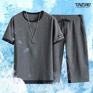 텐제로 아이스 쿨원단 시보리 7부 상하의  밴딩 세트 TEN23-7SET