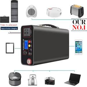 Q 휴대용 발전소, 야외 캠핑 비상 보조 , Lifepo4 지지대, 충전 발전기, 220V, 300W, 90000mah