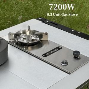 캠핑 가스 스토브 Igt 0.5 단위 스토브 7200W 고출력 IGT 가스 버너 접이식 화로 그릴 스테인레스 스틸 버