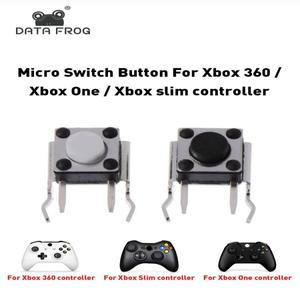 데이터 개구리 10Pcs 교체 버튼 Xbox One/Xbox Slim 게임 패드 용 수리 부품 Xbox 360 컨트롤러 용 LB RB