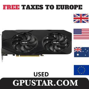 2024 중고 ASUS RTX 슈퍼 비디오 카드, GPU 그래픽 6GB, GDDR6, 비트