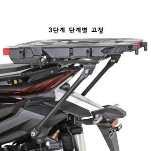 하디 슬라이드 케리어 존테스368G ADV 3단 고정식 화물리어캐리어 ZONTES 368G ADV 배달통장착용 짐받이