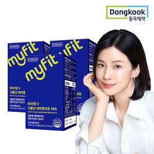 [1박스더!] 동국제약 마이핏V 식물성 대마종자유 100 총3박스 캐나다 냉압착 대마종자유 햄프씨드 오일 캡슐 비건인증