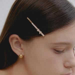 [겟미블링]H294 Petit Ribbon Pearl Hair Pin