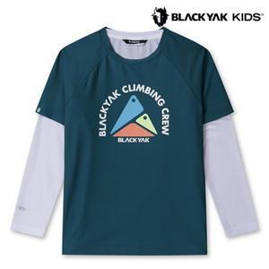 [블랙야크(키즈)] 홀더냉감래쉬가드2PCS세트 1BKRSMU902_FR