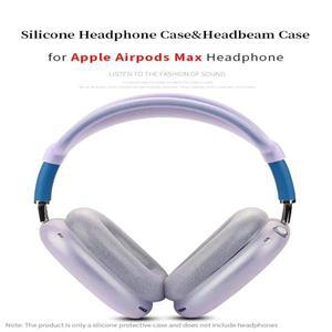 Apple AirPods Max 헤드폰 케이스 헤드빔 커버 헤드셋 빔 보호 슬리브 4 in 1 젤리 컬러 실리콘