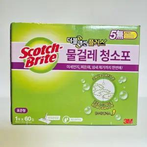 스카치브라이트 더블액션 물걸레 청소포 플러스 표준형 60매