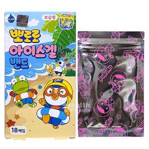 뽀로로 아이스겔밴드 18매입 1개/모기 쿨링밴드/상처보호/보습