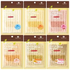 네츄럴코어 강아지 콜라겐스틱껌 20P (100g) (우유/치즈/딸기/요구르트/황태/칠면조)