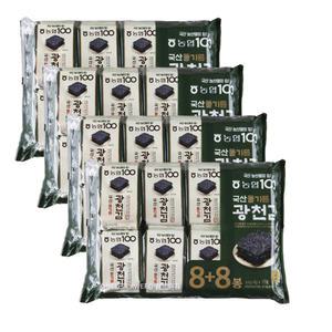 농협 농협100 국산들기름 광천김 64g(4gX16봉)X4 총 64봉