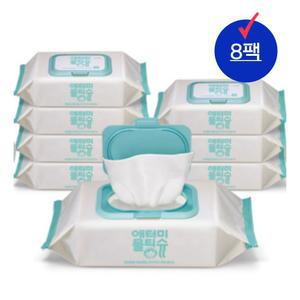 애터미 물티슈 캡형 70매 8개입