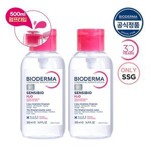 [바이오더마] 센시비오 H2O 500ml x2 (펌프형)
