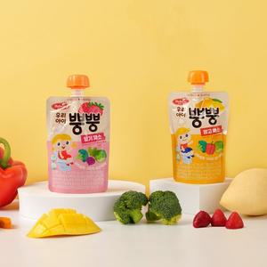 [베베스트] 우리 아이 뿡뿡 딸기 채소 5개 + 망고 채소 5개 11가지 국산 야채