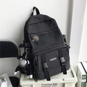[라일리] Rly 학교 남녀공용 책가방 패션 망사 백팩 가방 블랙