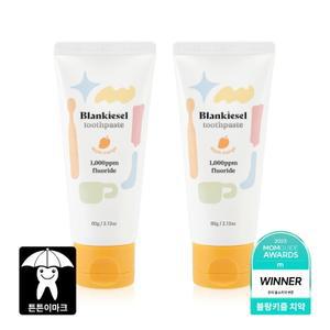 치약 아기 어린이 유아 고불소 애플망고향 1단계 1+1 60g
