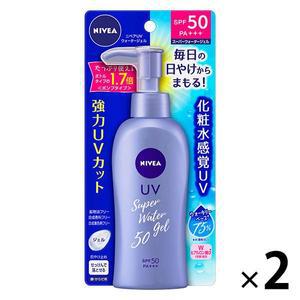 니베아 선크림 프로텍트 수퍼 워터젤 SPF50 140g 2개