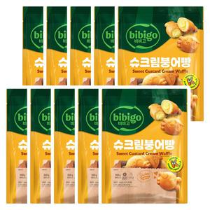 CJ 비비고 슈크림 붕어빵 300g x 10개