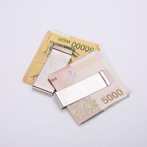 [기타]스텐 머니 클립 지폐 카드 하이패스 정리 집게 남자 클러치 명함 지갑 고정