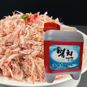 [목포수협수매] 강경 새우젓 추젓(국내산) 3kg + 멸치액젓(국내산) 5kg